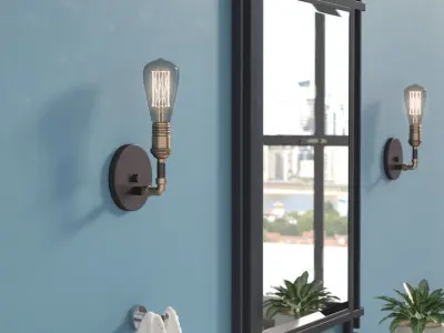 Kayo Armed Sconce 3D model