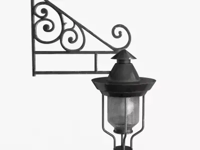 Street Light v5 Low-poly 3D model