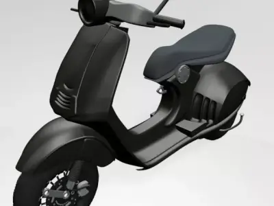 Vespa Scooter 01 3D model