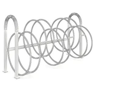 Bike rack 3d model 1 3D model