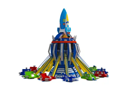 Rocket Carousel  3D model