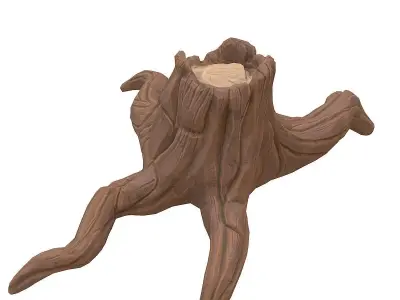  Cartoon stump 3D model