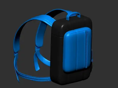 backpack sculpt 3d printable  3D model