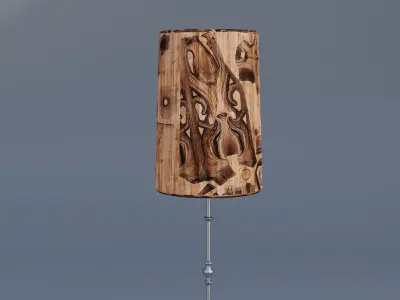 Lamp 3D Model Low-poly 3D model