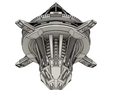 Goauld Laboratory Space Station 3D print model