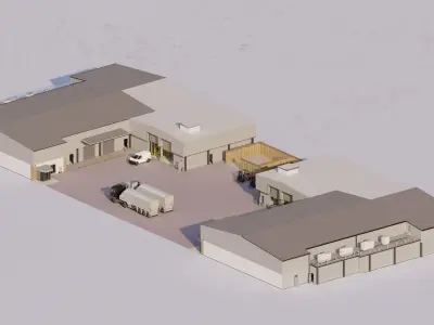 Warehouse-Warehouse Building 3D model 25