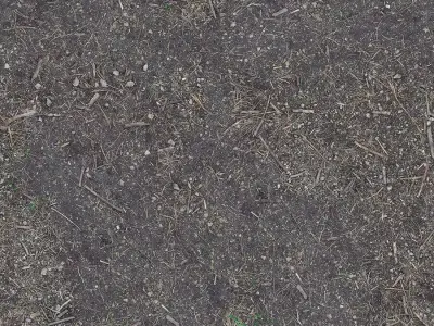 Photorealistic Dirty Soil Ground Seamless PBR Texture Texture