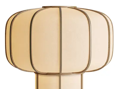 Kiku no Hana Floor Lamp by Time Stile 3D model