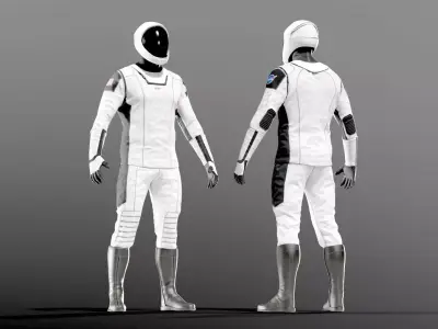 SpaceX Dragon Starman Spacesuit 3D model