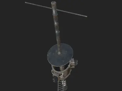 TrafficLight Low-poly 3D model