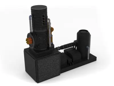 Speederbike Charge Station 1-6 scale Hottoys 3D print model