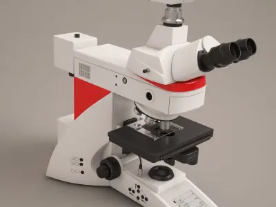 Leica DM Microscope 3D model