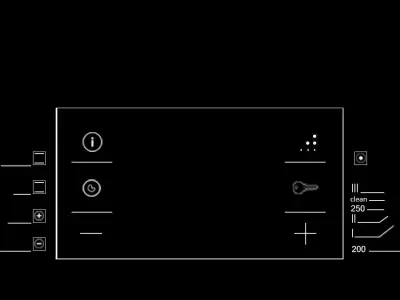 cooker electric oven with glass door Free 3D model