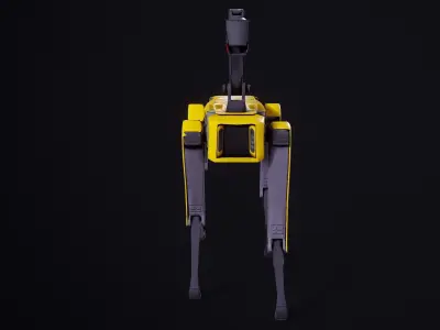 Boston Dynamics Spot Robot PBR Low-poly 3D model