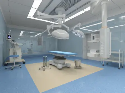 operating room 3D model