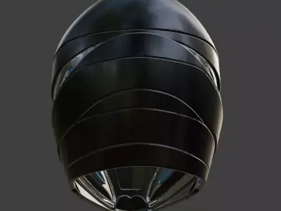 SciFi Helmet 3D model