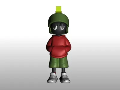 Marvin the martian urban vibes looney tunes 3D print model