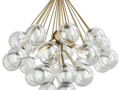 Lighting by BLU Bronzeville Pendant Low-poly 3D model