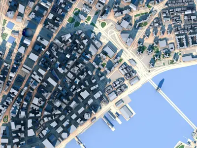 New York City in New York State USA 3D model