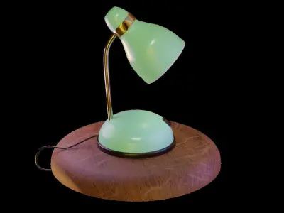 Book readers Desk Lamp Free 3D model