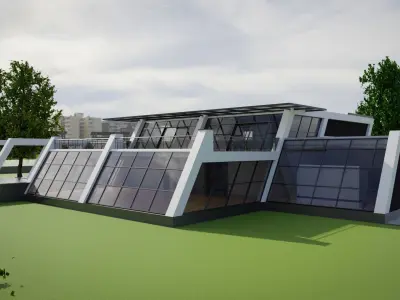 Conference centre 3D model