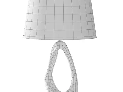 AERIN Cannes Crystal Table Lamp by Luxdeco 3D model