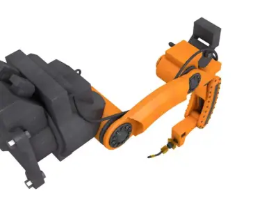 Industrial Robot Arm 3D model