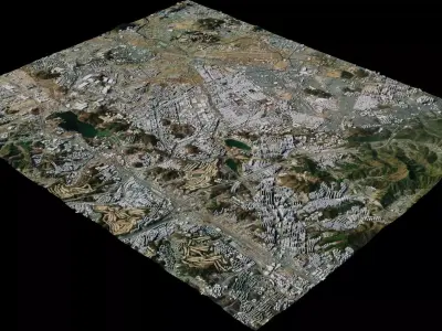 Suwon - South Korea 3D model