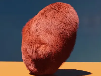 The Thing stuffed toy 3D model