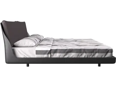 Makura bed By Piero Lissoni 3D model