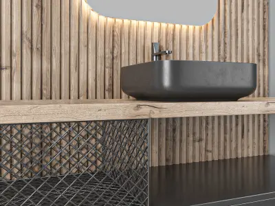 bathroom set 35 3D model