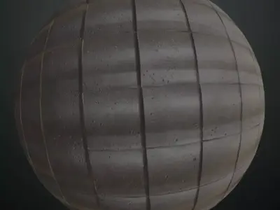 Dark Octagon and Diamond Stone Pavement PBR Seamless Texture