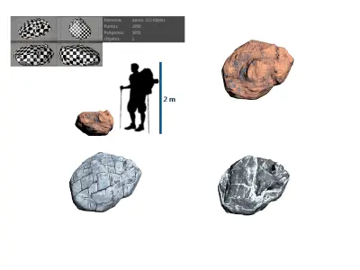 Climbing Rock Vol 2 3D model