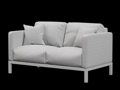 Outdoor sofa 2 3D model