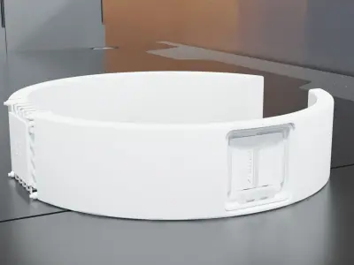 Low Poly Sci-Fi Bracelet R2 Low-poly 3D model