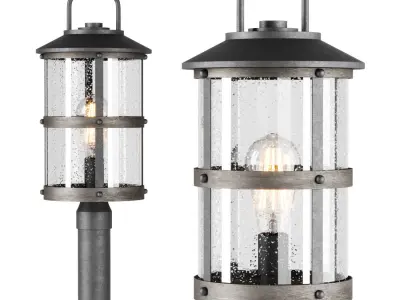 Hinkley Post or Pier Mount Lantern  3D model