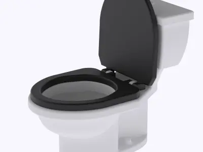 miniature Bathroom modern toilet  3D print model
