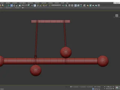 Emerson Chandelier Low-poly 3D model