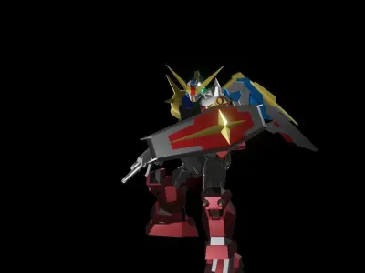 TheMechaNoid 4 gundam robot 3D model