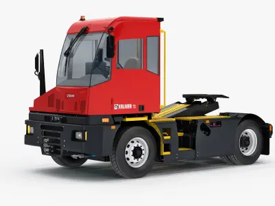  Kalmar T2 Terminal Tractor and Container Trailer 