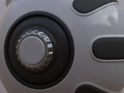 Stylized Sci-Fi Grenade Low-poly 3D model