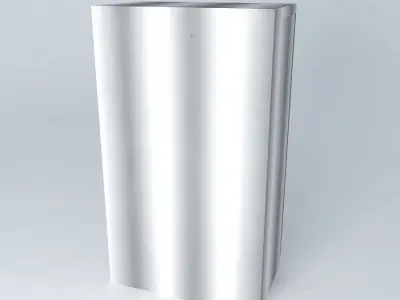 Kit814 Exhibiting Refrigerator 2 Doors By Alex Marques Free 3D model