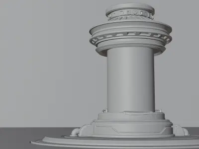 Scifi Container unit 3D model