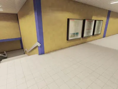 Cologne subway station 3D model