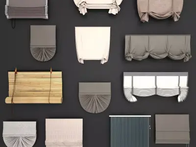 Window Blinder Collection 3D model