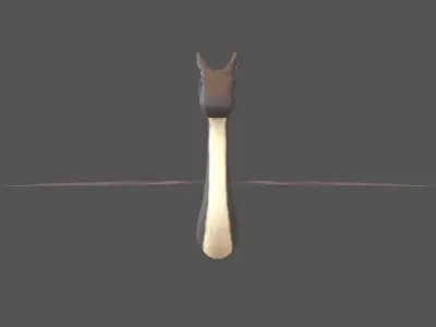 Cartoon Dragon Character v1 004 Low-poly 3D model