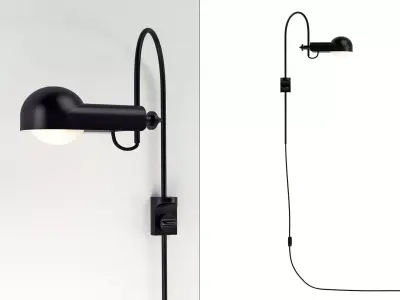 Domo Wall Lamp 3D model