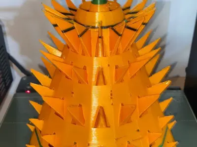Pyramid Lamp 3D print model