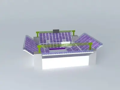 Tennis stadium 3D model purchase