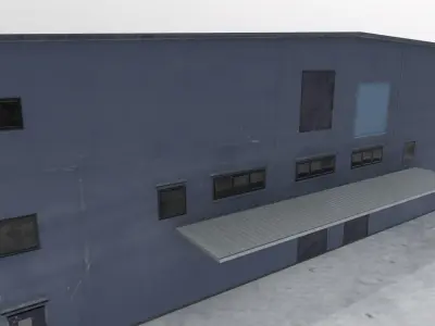 EDDB Storage 2A Low-poly 3D model